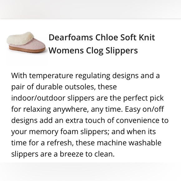 ⭐️NEW⭐️ Dearform "Chloe" Clog Slippers - Picture 6 of 7